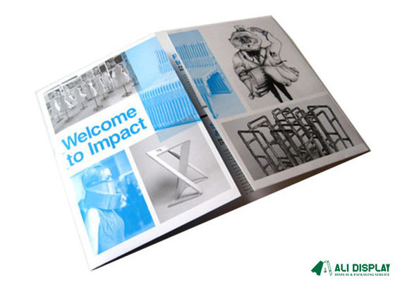 Parlak 210mm Ciltsiz Kitap Baskısı 120gsm Mat Reklam Broşürü Örneği