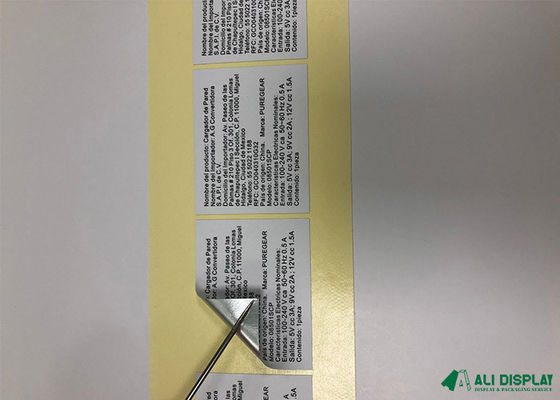 Kozmetik BOPP Yapışkanlı Etiket Etiket 30mm Ambalaj Etiket Baskı Ofset